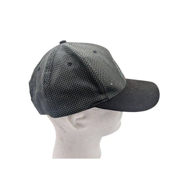 Florida Marlins Baseball Cap With Adjustable Snapback Black & Gray Checkered Pat - Picture 7 of 7